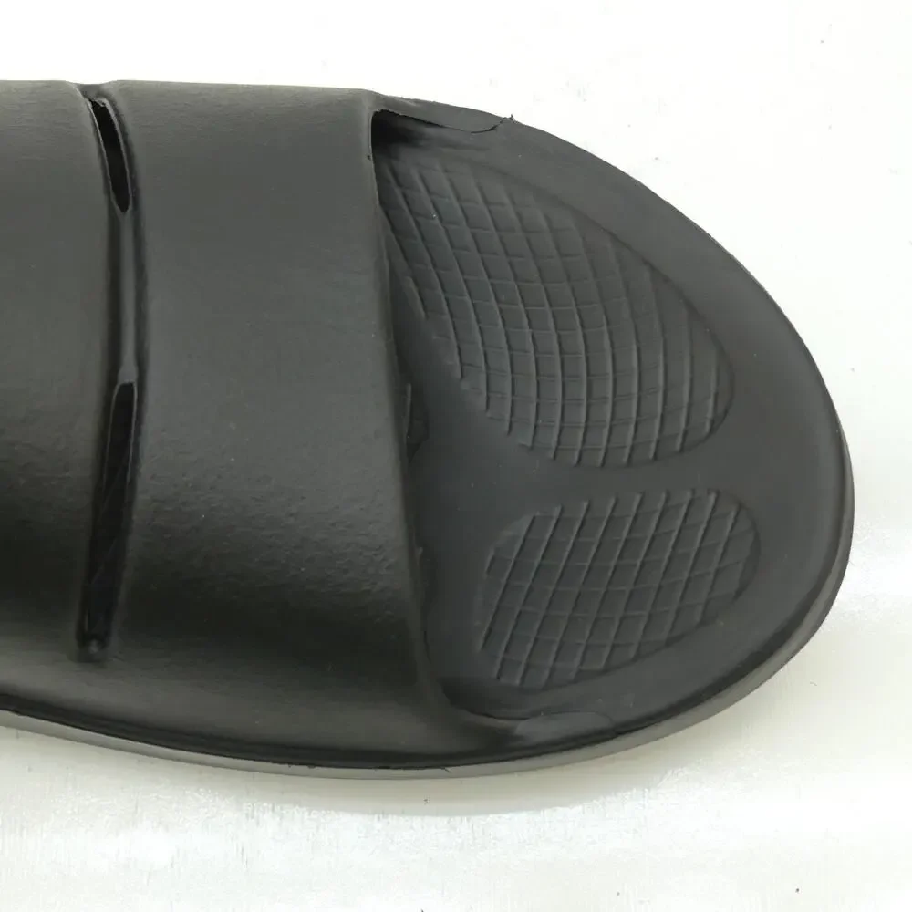 OOFOS OOahh Recovery Sandals Black Men's 12 Women's 14 Slide Slip On Comfort